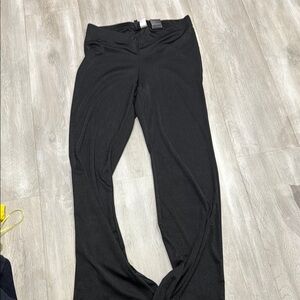 Black silk Pants